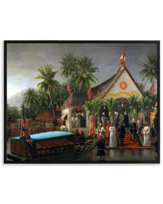 Indian Festival Procession Wall Art, Traditional Canvas